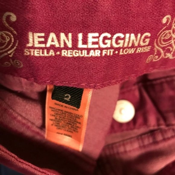 Express Stella Low Rise Skinny Jeans Leggings Pink - Picture 4 of 4